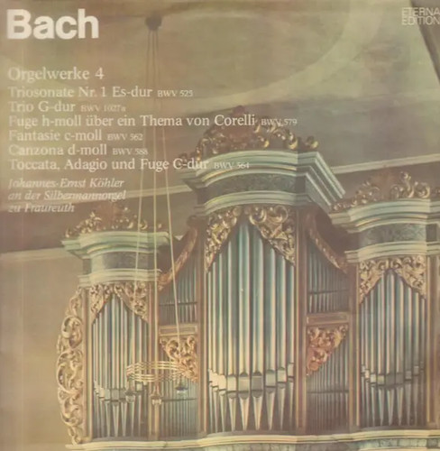 Bach orgelwerke auf - lp,