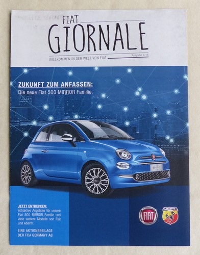 Fiat giornale 500 mirror - giornale,