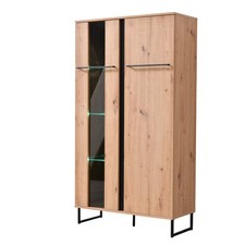 Highboard Massiv Holz Eiche