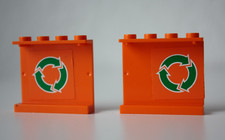 LEGO 2 Stück Wand Panele mit