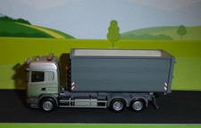 Herpa - Scania '13 HL Hakenlift mit Abrollmulde - Umbaumodell