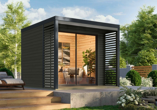 Gartenhaus holz 38mm poolhaus - gartenhaus,
