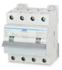 Hager ADX466D Fehlerstrom-Leitungsschutzschalter, FI/LS-Schalter, 4P 10kA C-16A