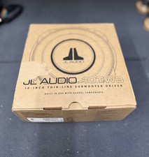 JL AUDIO 10" TW3 AUTO SUBWOOFER FLACH SUB 800W BASS, 10TW3-D4 Dual 4 Ohm #OP