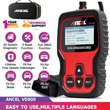 KFZ Diagnosegerät OBD2 Scanner ABS SRS EPB Öl Fit für VW Audi und EVA-Tasche DE