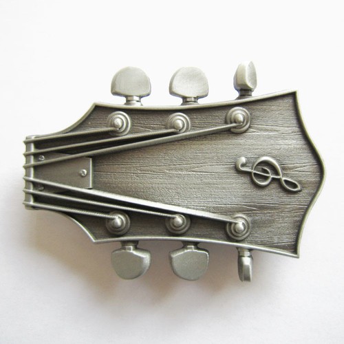 Guitar head gürtelschnalle - guitar,