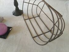 NEU!Deko Obstschale Vintage Usedlook Antike Metall Rost braun 40x23x13cm NP24,99