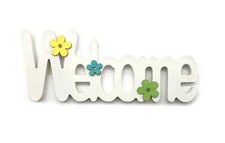 Deko Schriftzug WELCOME aus