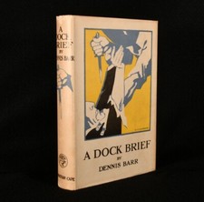 1928 A Dock Brief Dennis Barr Scarce First Edition