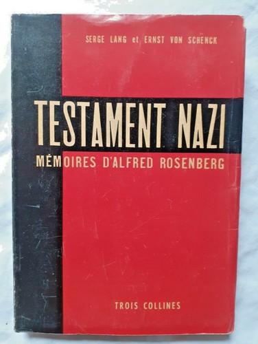 Nazi testament memoiren von - memoiren,