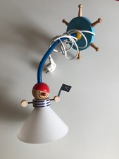 Leselampe Wandleuchte Pirat Kinderzimmer Holz