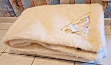 Wolldecke Schafwolldecke Merino Schurwolle 100%  doppellagig