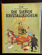 Tim und Struppi  -  die sieben Kristallkugeln / Casterman / schöner Zustand