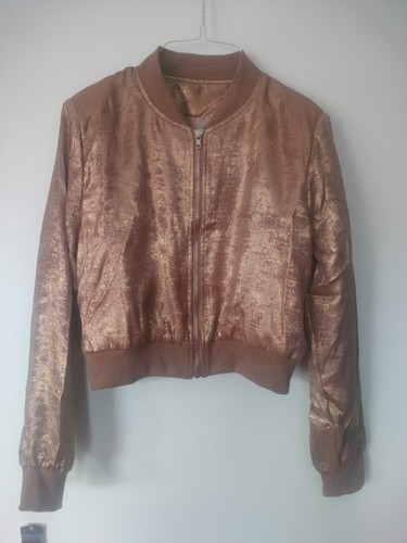 Jacke gold bronze kurz - kurz, m