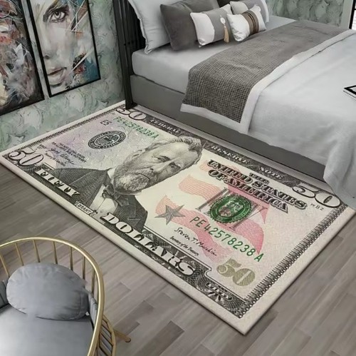 Großer teppich dollardruck - großer,