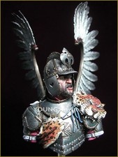 Young Miniatures - Polish Winged Hussar 17th Centry 1/10th Resin Bust - YH1831
