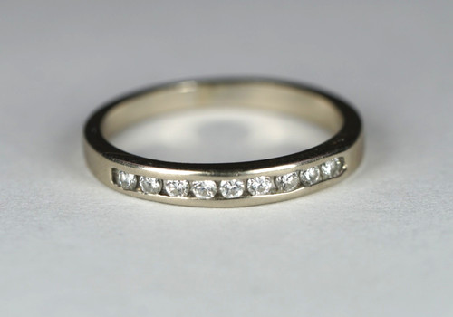 Karat weißgold 15 kt - weißgold, 0,15