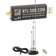 RTL-SDR Blog V4 + Moonraker Skyscan Mobile Scanner Antenne 25-2000MHz HF VHF UHF