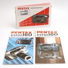 Bedienungsanleitung für die Pentax Espio 160 auf Deutsch + kleine Prospekte