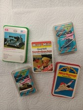 Quartett Spiel Sandmann Panzer Flugzeuge Kriegsflotte Kartenspiel NDR Karten