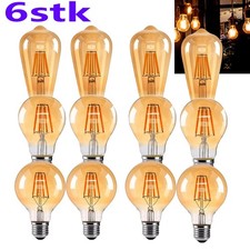6x E27 LED Glühbirne Vintage