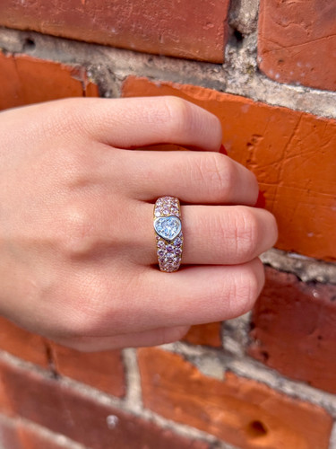 Diamant ring aus 750er - 750er, gold