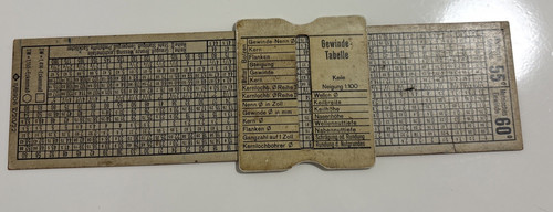 Gewinde tabelle ddr - gewinde, tabelle,
