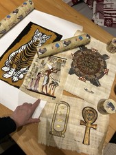 Papyrus 3x - Bild Katze- Inkl