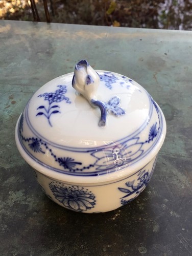 Meissen zuckerdose deckeldose - meissen,