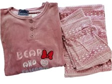 Damen Mädchen  Nicki Schlafanzug  Hausanzug  samtweich    3 Farben