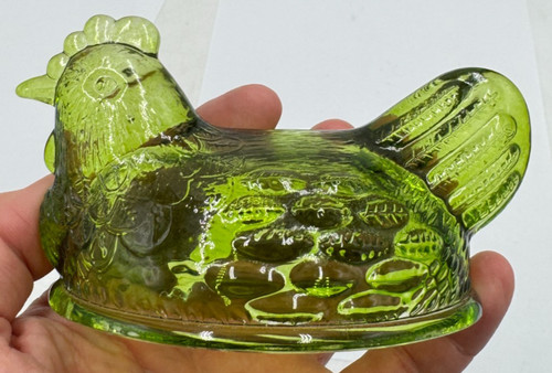 Vintage glashuhn deckel - vintage,