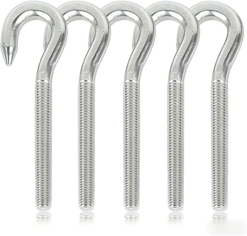 5pcs schraubhaken edelstahl - 5pcs, m6