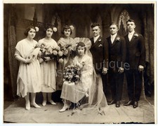 10" Antique Sepia Photo