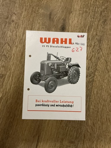 Orig wahl dieselschlepper - orig.,