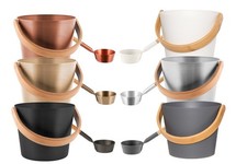 Sauna Set KÜBEL + KELLE