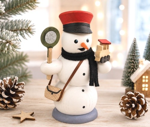 Rauchfigur schneemann - rauchfigur,