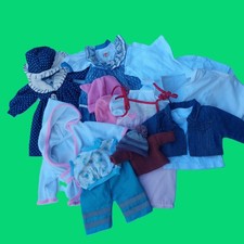 Konvolut Puppenkleidung für verschiedene  Puppen ab 35 - 45 cm 18 Teile