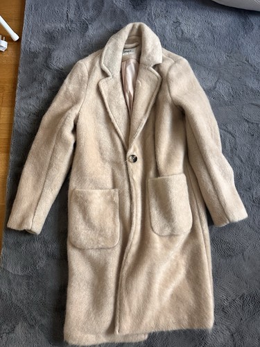 Kunstpelz mantel damen fake - kunstpelz,