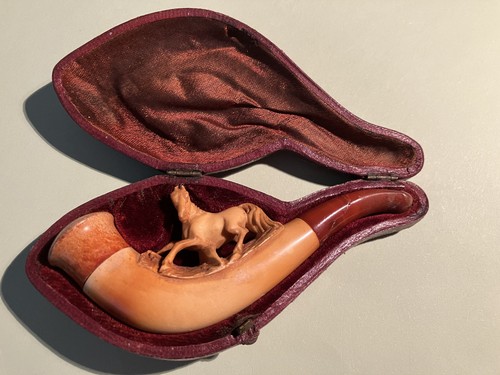 Antike meerschaumpfeife mit - antike,
