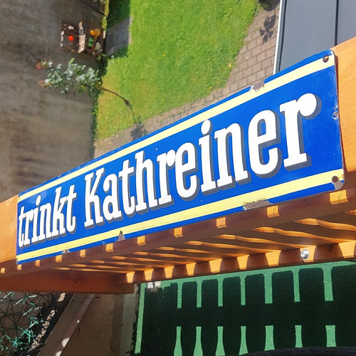 Kathreiner emaille werbeschild - kathreiner,