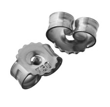 1Paar 750 Weiß oder Gelbgold