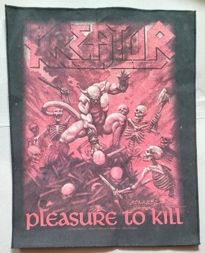 Kreator backpatch pleasure - kreator,