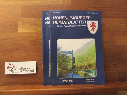 Hohenlimburger heimatblätter - hohenlimburger,
