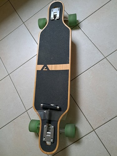 Holz longboard neuwertig - -,