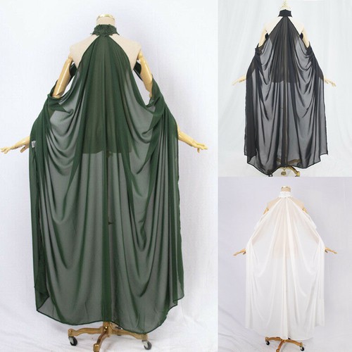 Damen netz chiffon lang - netz,