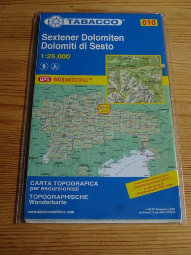 Landkarte dolomiti sesto - landkarte, 10