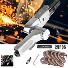 10MM DruckluftBandschleifer Fingerschleifer Feile mit 25 Schleifband 10 x 330mm