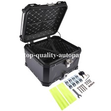 55L Motorrad Top Box Schwarz
