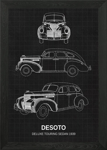 Gerahmtes wandbild desoto - gerahmtes,