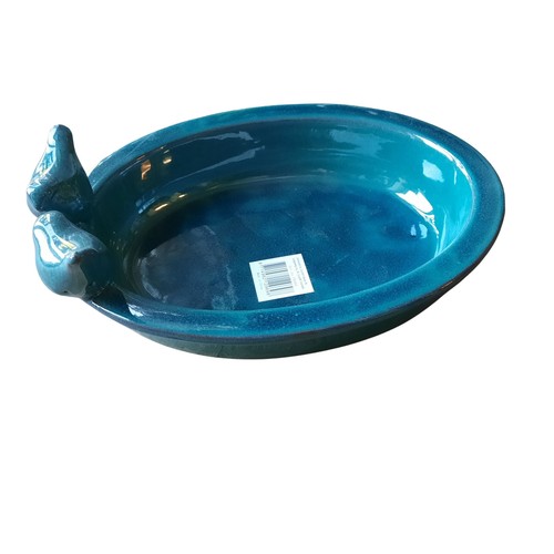 Vogelbad keramik oval - vogelbad,